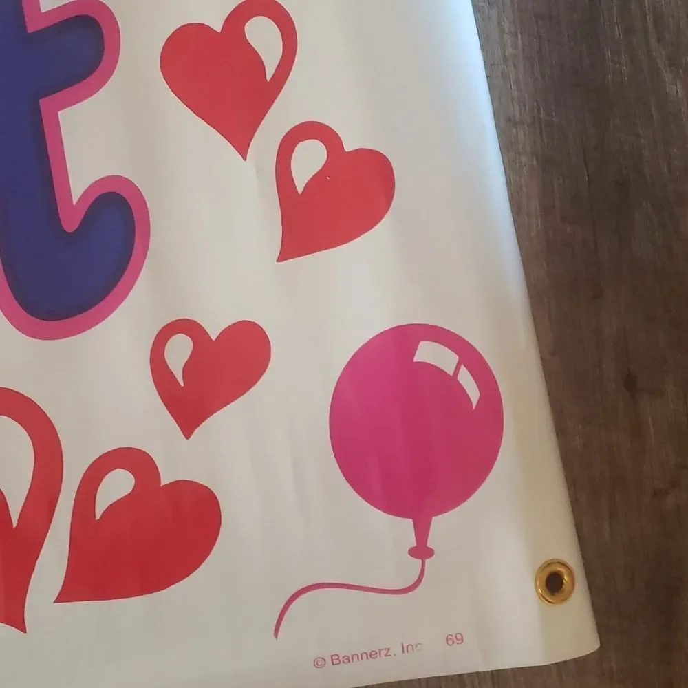Bannerz vinyl all weather engagement banner NWT